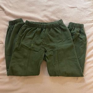Brandy Melville Green Sweatpants
